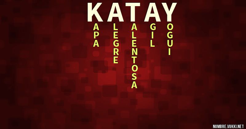 Acróstico katay