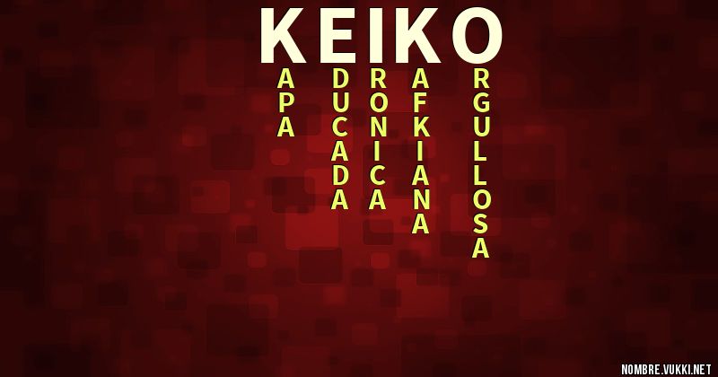 Acróstico keiko