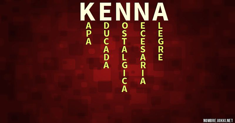 Acróstico kenna