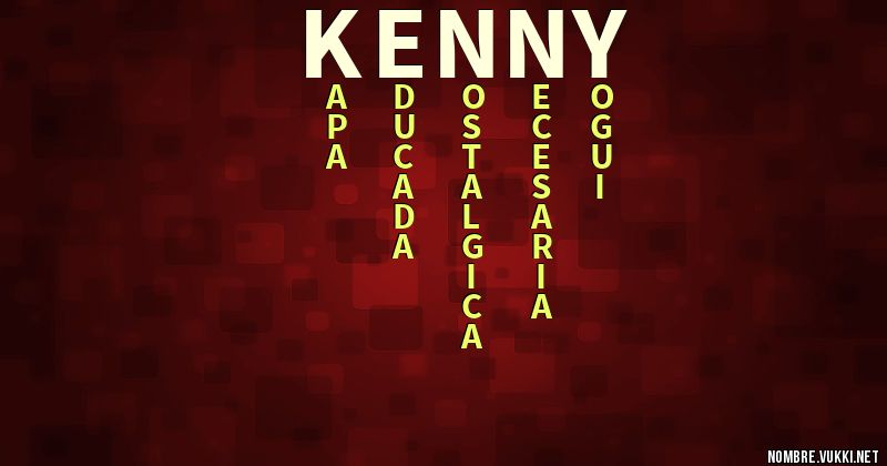 Acróstico kenny