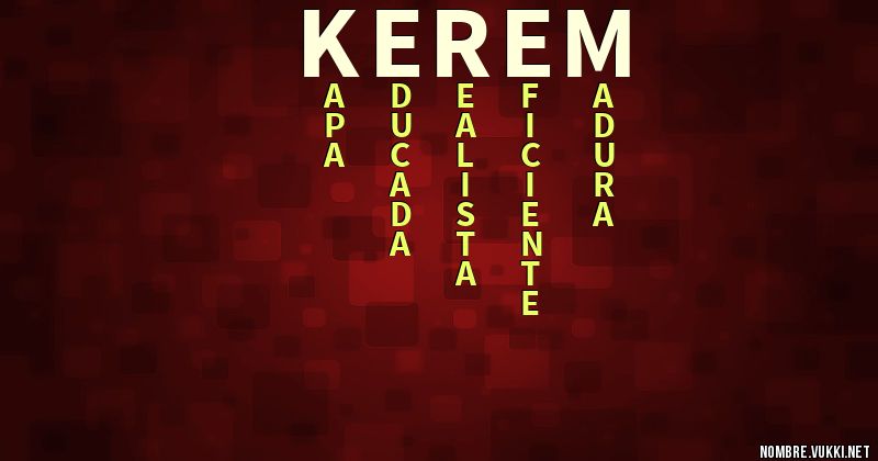 Acróstico kerem
