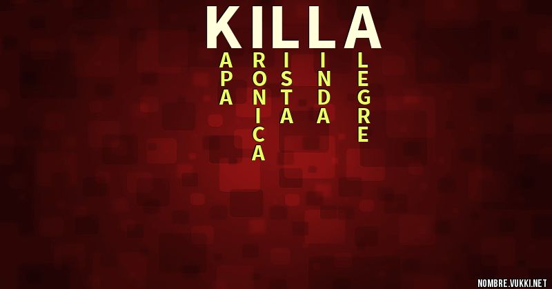 Acróstico killa