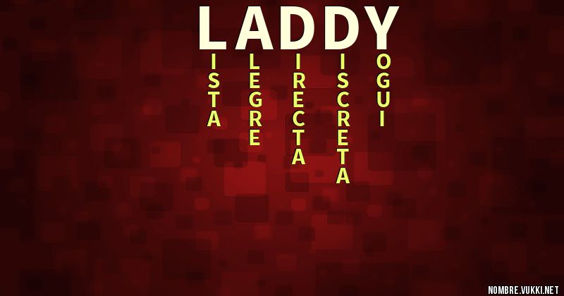 Acróstico laddy