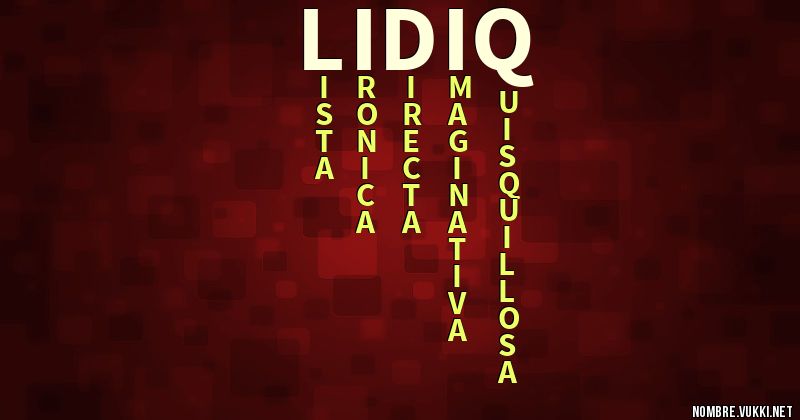 Acróstico lidiq