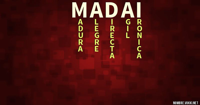 Acróstico madaí