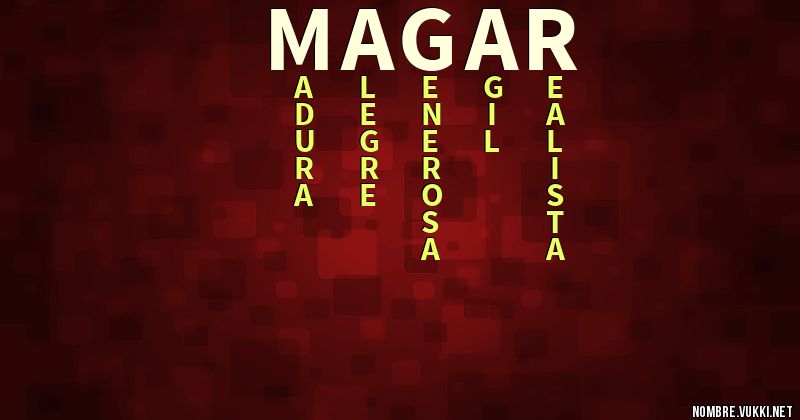 Acróstico magar