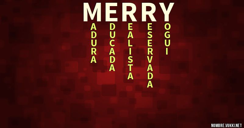 Acróstico merry
