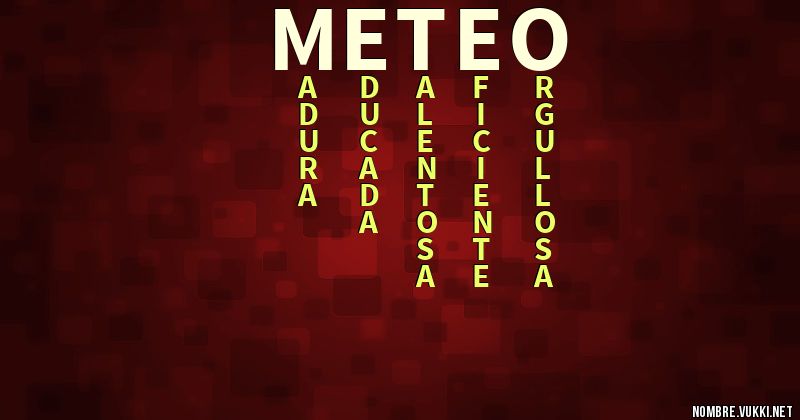 Acróstico meteo
