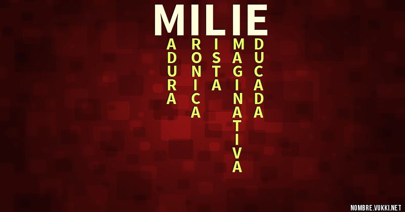 Acróstico milie