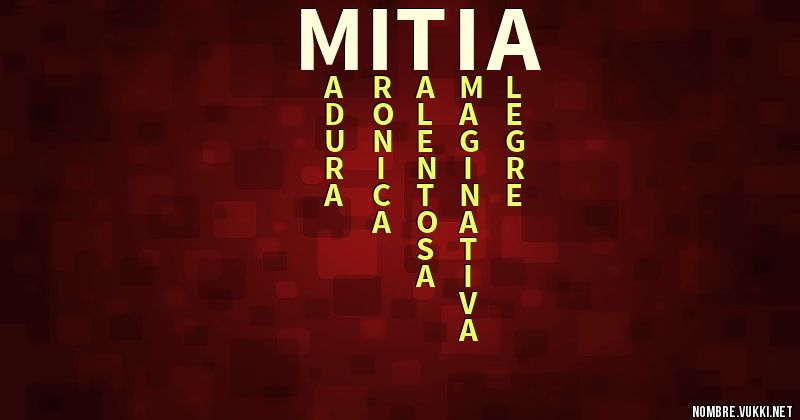 Acróstico mitia