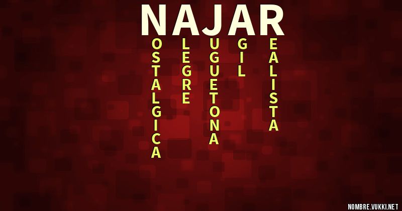 Acróstico najar