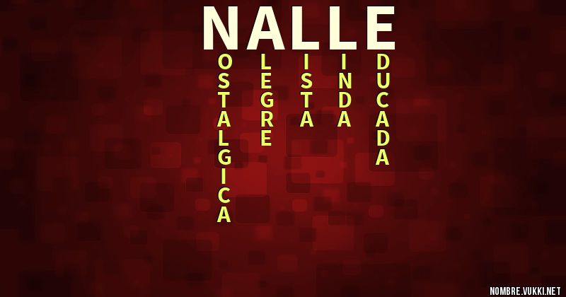 Acróstico nalle