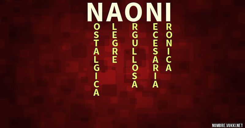 Acróstico naoni