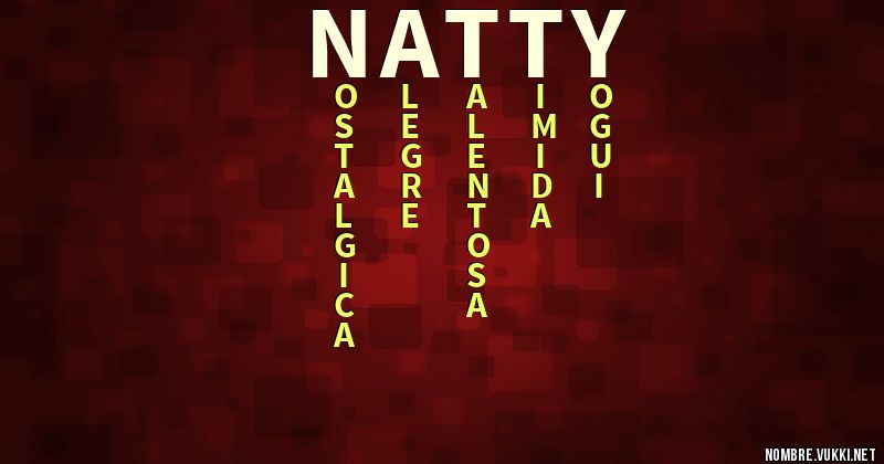 Acróstico natty