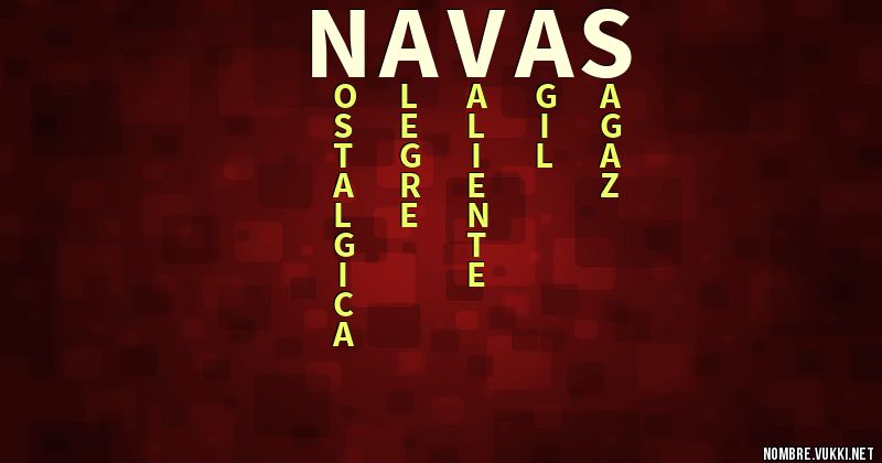 Acróstico navas