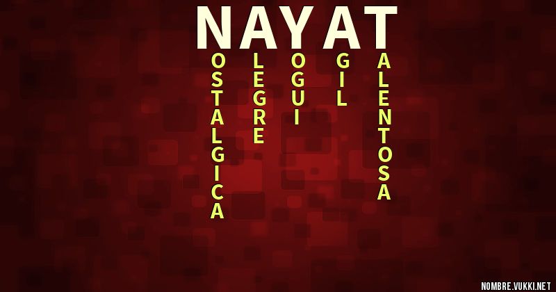 Acróstico nayat