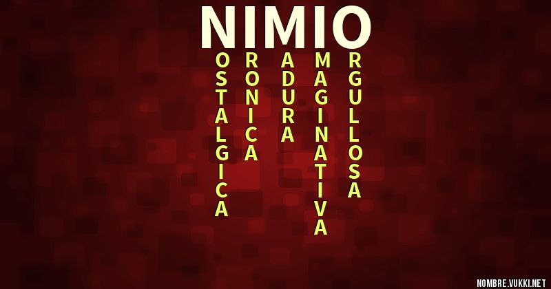 Acróstico nimio