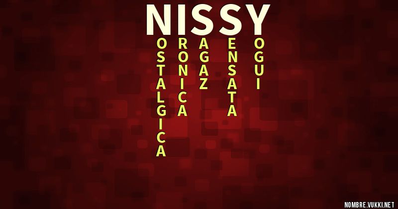 Acróstico nissy