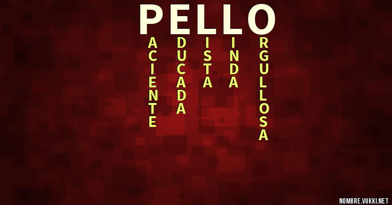 Acróstico pello
