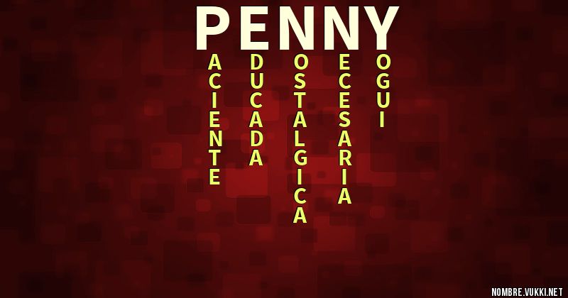 Acróstico penny