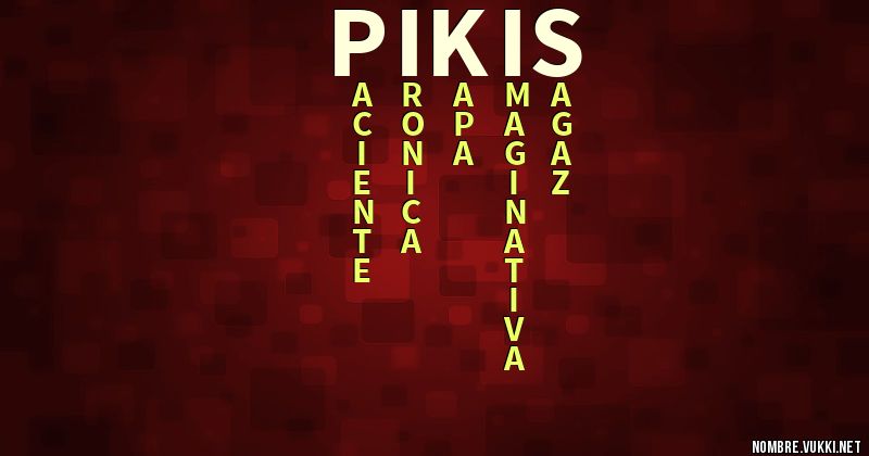 Acróstico pikis