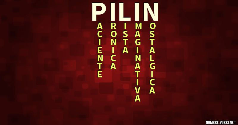 Acróstico pilin