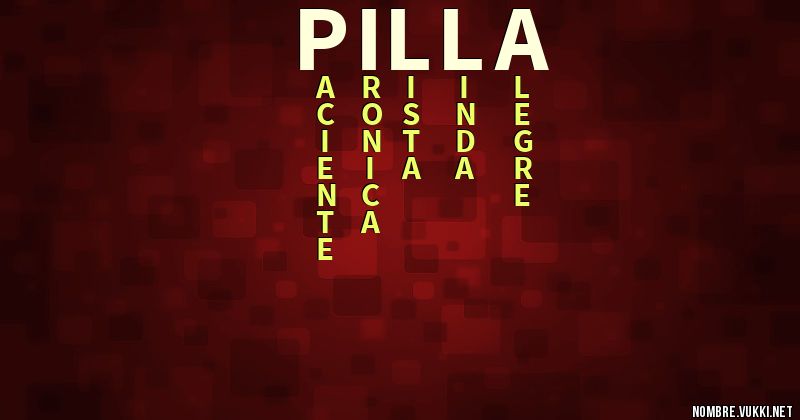 Acróstico pilla