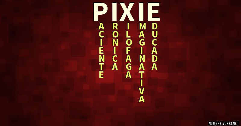 Acróstico pixie