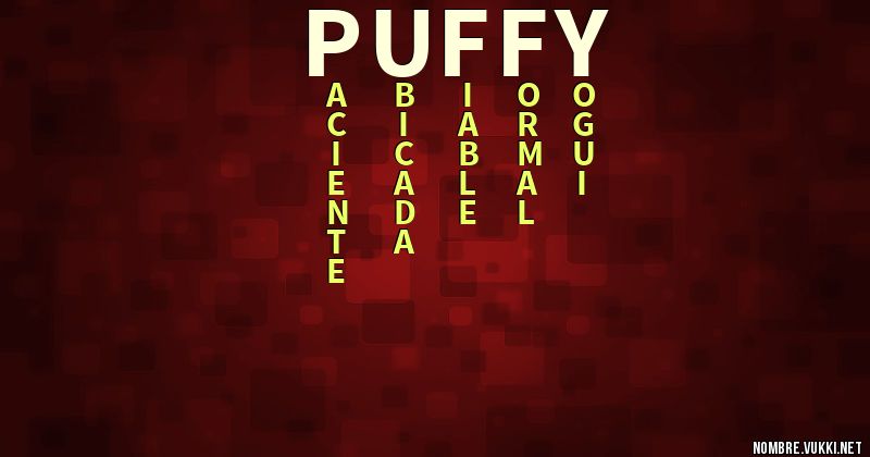 Acróstico puffy