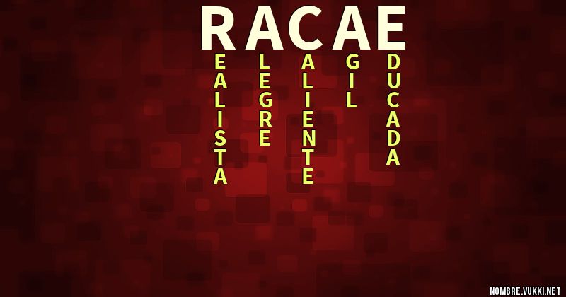 Acróstico racae