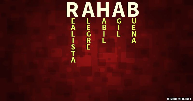 Acróstico rahab