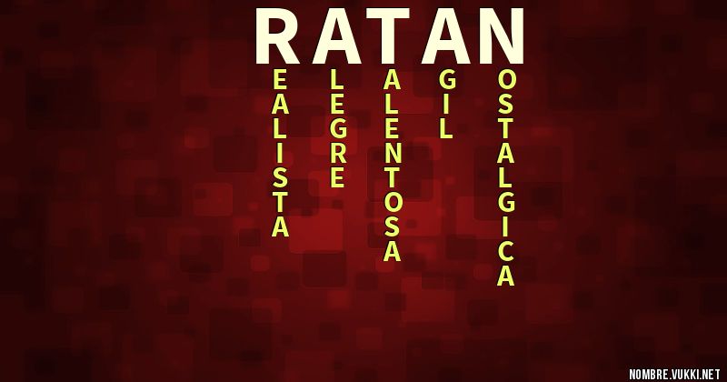 Acróstico ratan