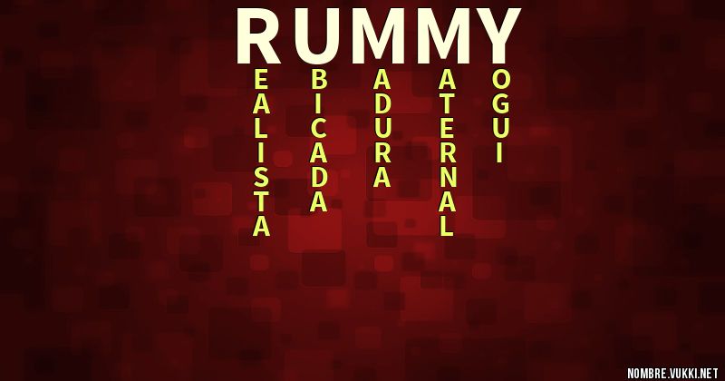 Acróstico rummy