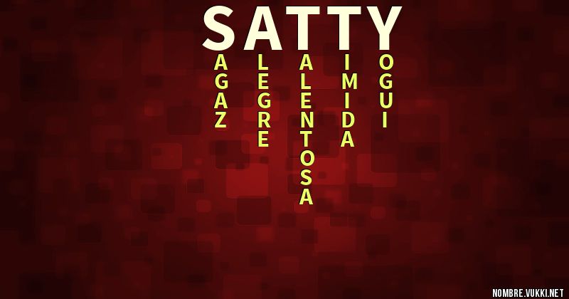 Acróstico satty