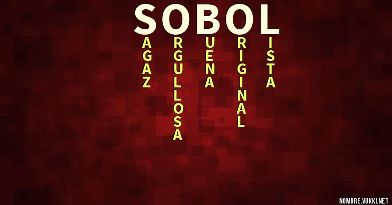 Acróstico sobol