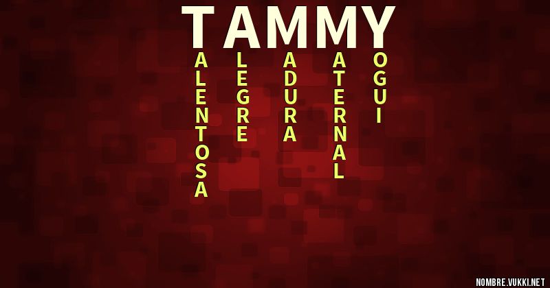 Acróstico tammy