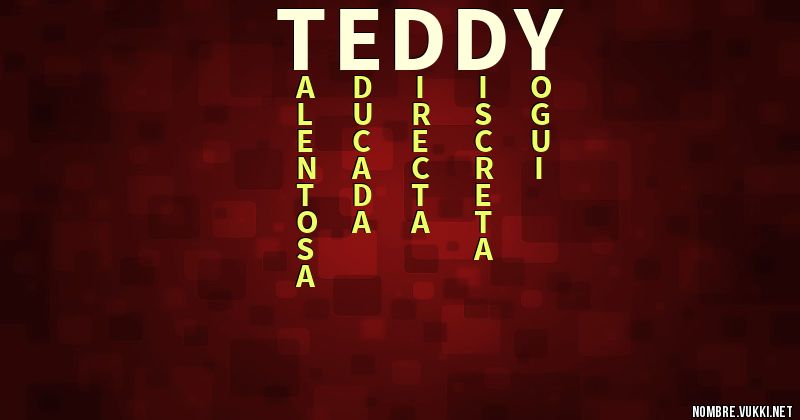 Acróstico teddy