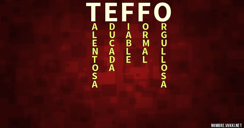 Acróstico teffo