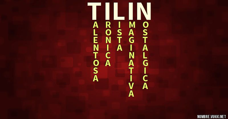 Acróstico tilin