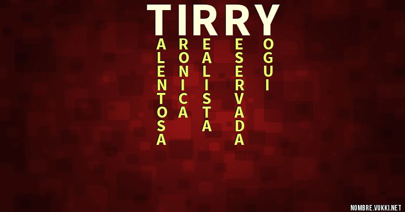 Acróstico tirry
