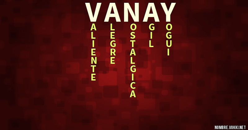 Acróstico vanay