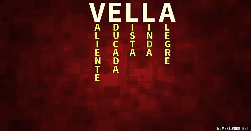 Acróstico vella