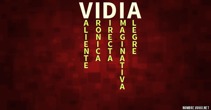 Acróstico vidia