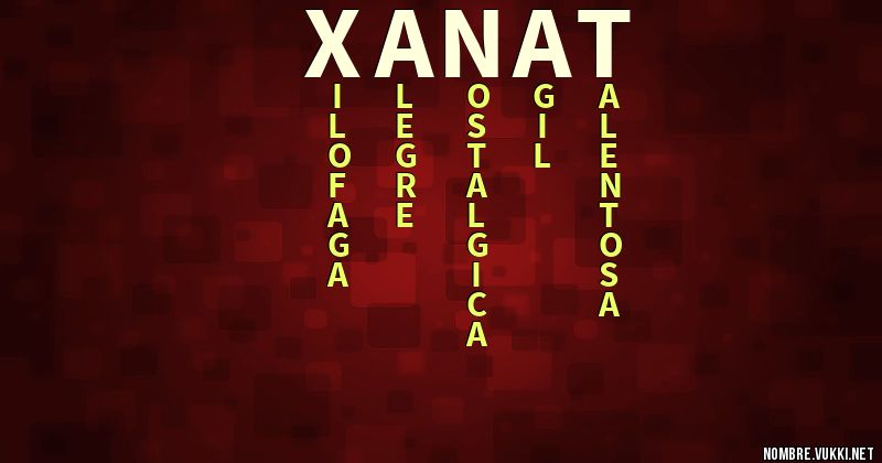 Acróstico xanat
