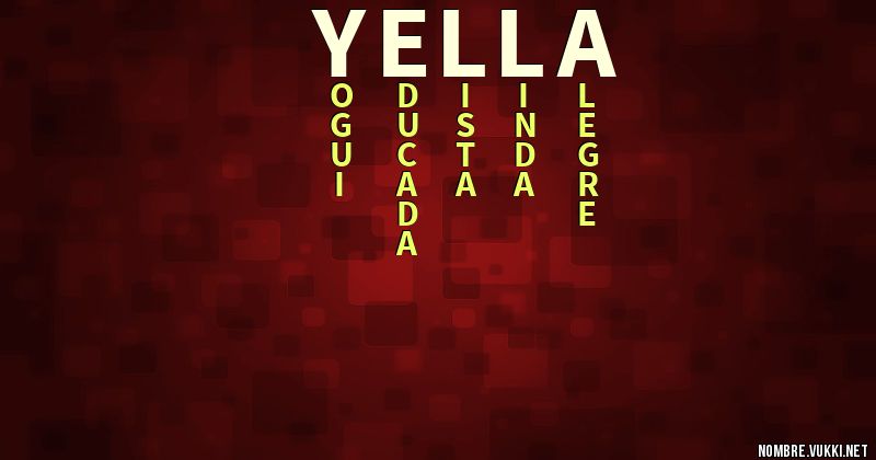 Acróstico yella