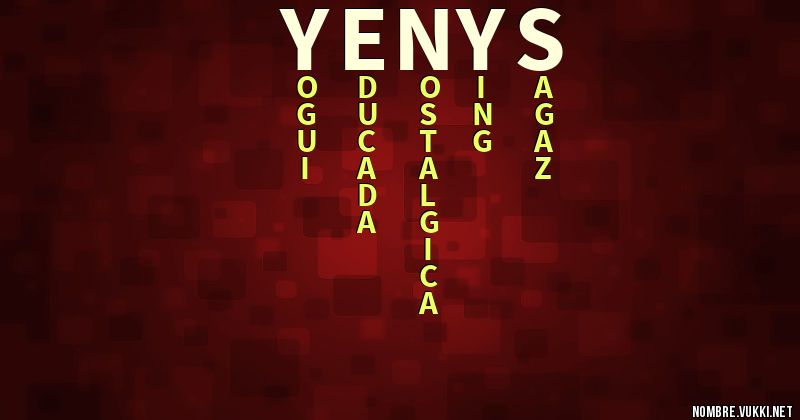 Acróstico yenys