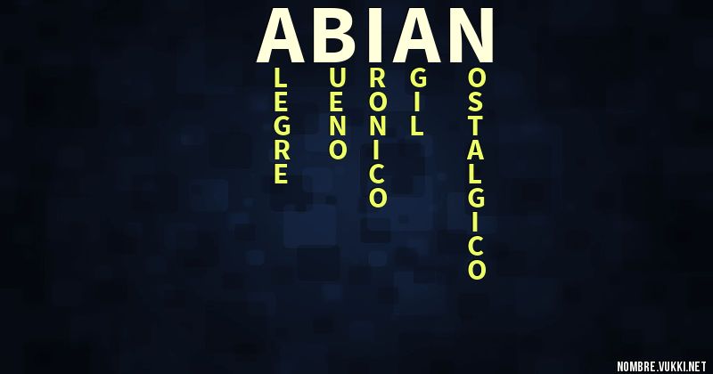 Acróstico abian