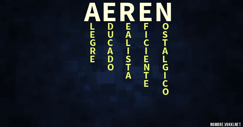 Acróstico aeren