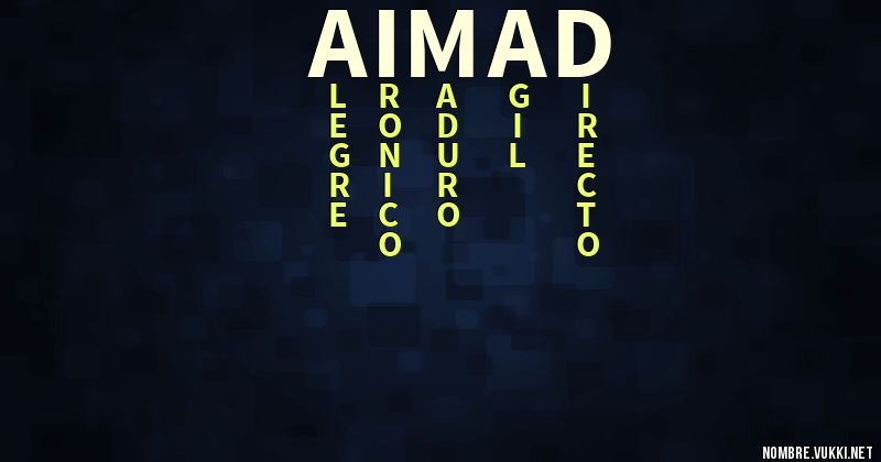 Qué significa aimad