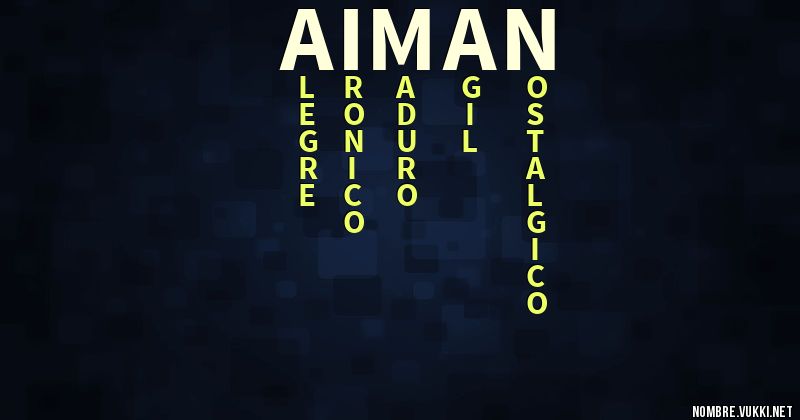 Acróstico aiman